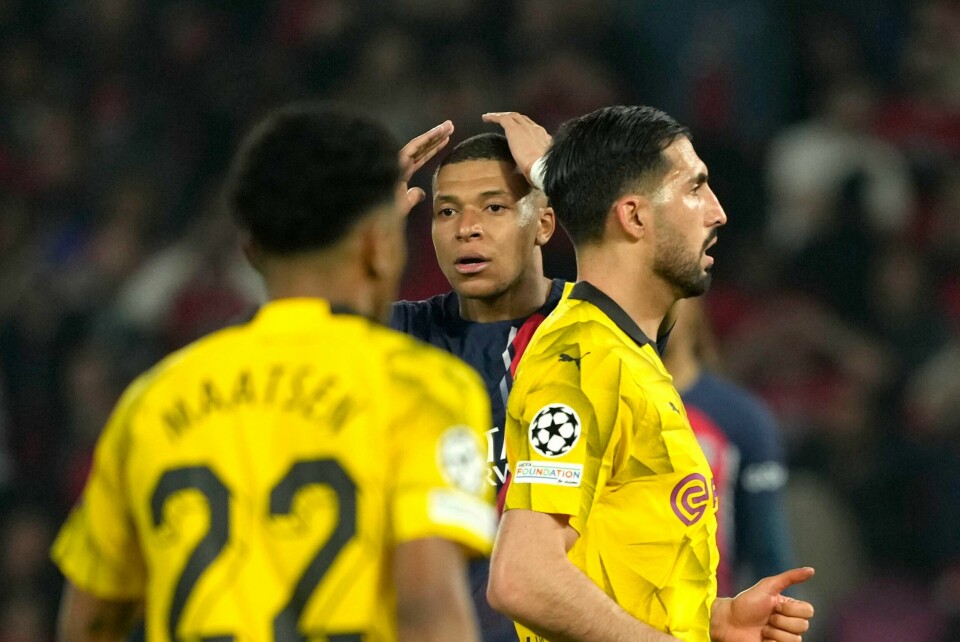 Kylian Mbappé får ikke gode skussmål etter PSG-exiten mot Borussia Dortmund i Champions League. Kylian Mbappé fortviler etter at Paris Saint-Germain nok en gang kom til kort i jakten på mesterligatrofeet. I sin siste CL-kamp for klubben sto han for ett av fire stolpetreff i 0-1-tapet mot Borussia Dortmund. Foto: Lewis Joly, AP / NTB