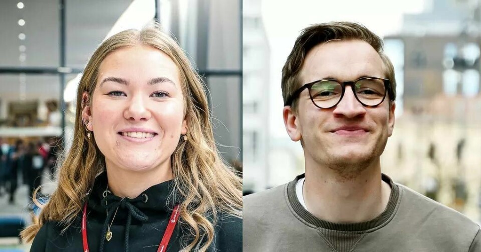 Leder Caroline Wilson Iglebæk (24) i Fellesforbundets ungdomsutvalg og ungdomsrådgiver Sindre Hornnes i LO har klare råd til venstresida. Leder Caroline Wilson Iglebæk (24) i Fellesforbundets ungdomsutvalg og ungdomsrådgiver Sindre Hornnes i LO har klare råd til venstresida.