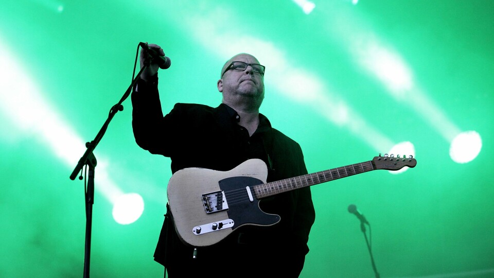 Pixies kommer tilbake til Norge for to festivaler denne sommeren. Her vokalist og gitarist Black Francis. pixies