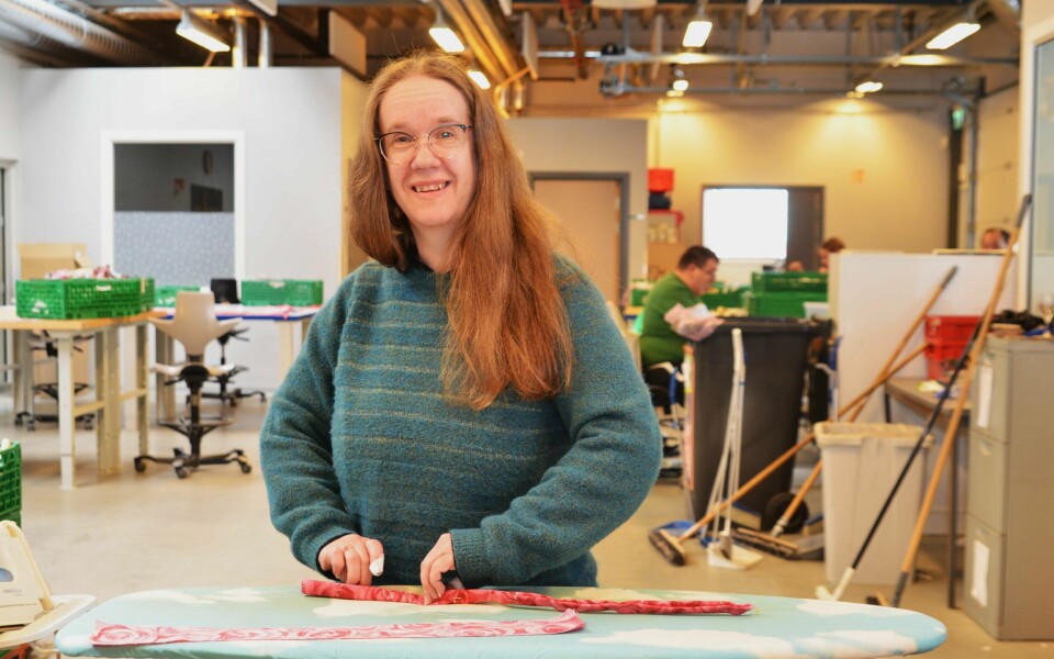 – Ingen mennesker er like. Denne arbeidsplassen betyr alt for meg, sier Else Mari Andersen. – Ingen mennesker er like. Denne arbeidsplassen betyr alt for meg, sier Else Mari Andersen.