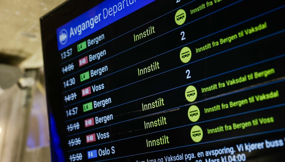 Illustrasjonsfoto. Togene står i hele Norge grunnet en signalfeil, bildet er et illustrasjonsfoto. Foto: Paul S. Amundsen / NTB