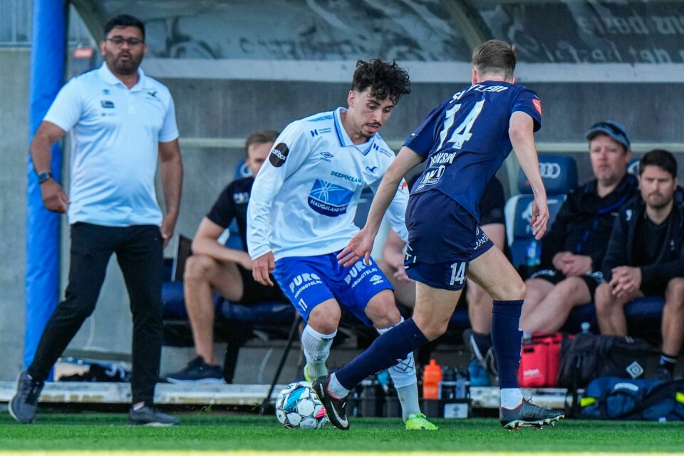 Sebastian Tounekti ble matchvinner for Haugesund mot Kristiansund. Sebastian Tounekti ble matchvinner for Haugesund mot Kristiansund. Foto: Jan Kåre Ness / NTB