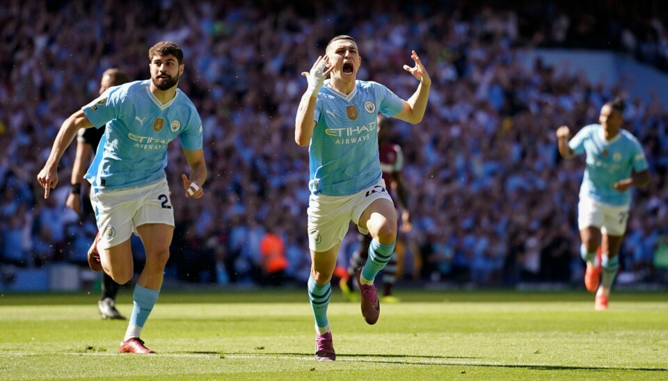 Phil Foden bidro med to mål søndag. Foto: Dave Thompson / AP / NTB Phil Foden bidro med to mål søndag. Foto: Dave Thompson / AP / NTB