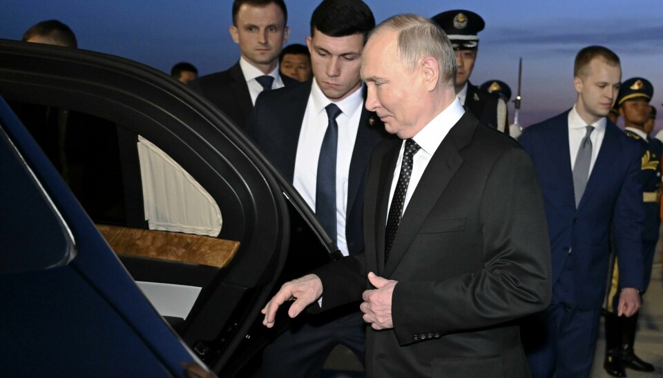 Russlands president Vladimir Putin ankom flyplassen i Beijing torsdag morgen. Russlands president Vladimir Putin ankom flyplassen i Beijing torsdag morgen.