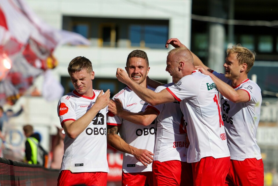Fredrikstad fortsetter å imponere i Eliteserien. Fredrikstad fortsetter å imponere i Eliteserien. Foto: Thomas Andersen / NTB