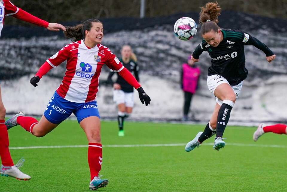 Rebecka Holum ble matchvinner mot LSK. Her avbildet mot Lyn. Rebecka Holum ble matchvinner mot LSK. Her avbildet mot Lyn. Foto: Lise Åserud / NTB
