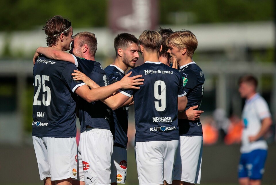 Strømsgodset endte tapsrekken mot FKH. Strømsgodset endte tapsrekken mot FKH. Foto: Christoffer Andersen / NTB