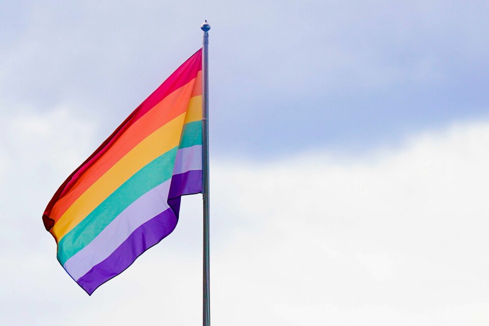De siste årene har det vært flere hendelser med hærverk på Pride-flagg i Ålesund, skriver Sunnmørsposten. Nå har kommunen bestemt at flagget ikke skal heises på skoler i år. Illustrasjonsfoto. Foto: Fredrik Hagen / NTB