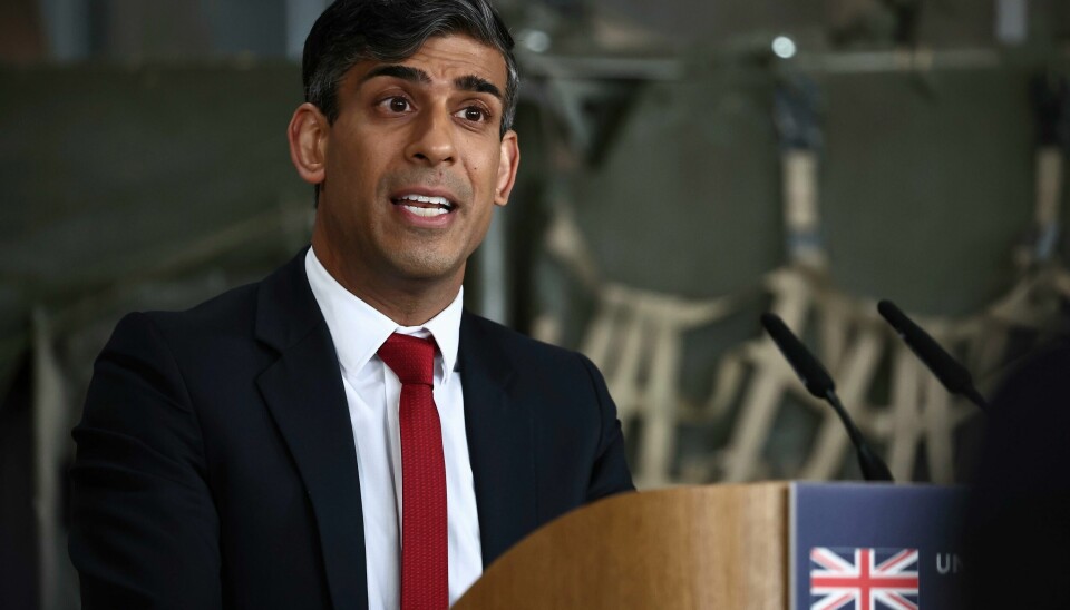 Storbritannias statsminister Rishi Sunak er sterkt kritisk til at ICCs sjefaktor ber om arrestordre på Israels statsminister Benjamin Netanyahu og forsvarsminister Yoav Gallant. Foto: AP / NTB Storbritannias statsminister Rishi Sunak er sterkt kritisk til at ICCs sjefaktor ber om arrestordre på Israels statsminister Benjamin Netanyahu og forsvarsminister Yoav Gallant. Foto: AP / NTB