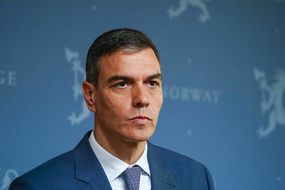 Spanias statsminister Pedro Sánchez. Spanias statsminister Pedro Sánchez.