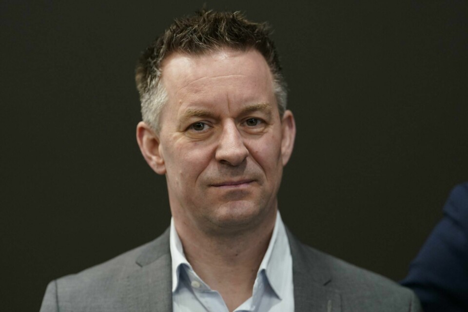 Jens B. Jahren, leder i YS Stat. Oslo 20240422. Jens B. Jahren, leder i YS Statfør lønnsoppgjøret åpner i staten i Akersgata 59 i Oslo mandag. Foto: Lise Åserud / NTB