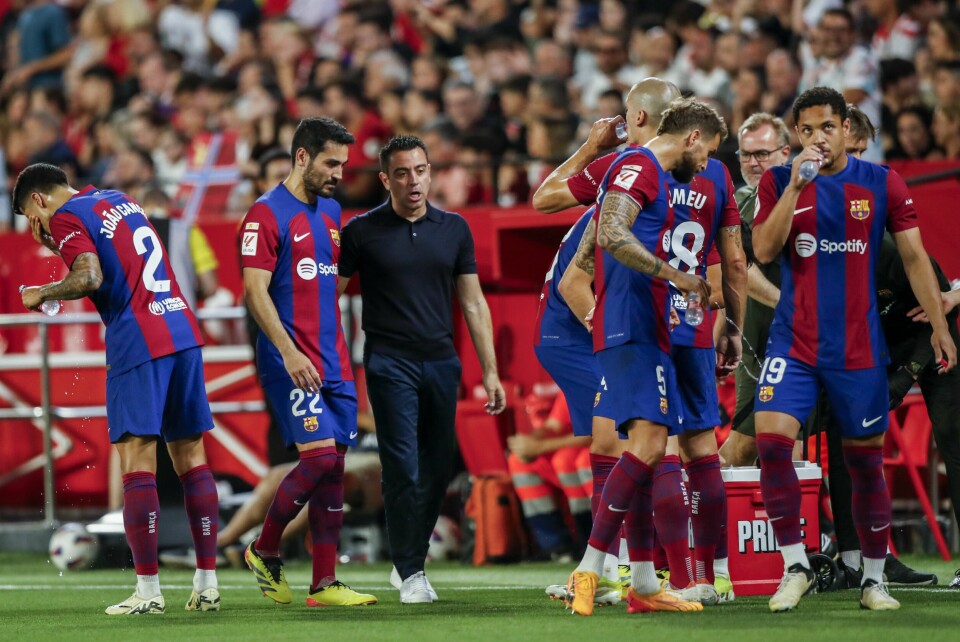 Xavi Hernandez og Barcelona vant over Sevilla. Xavi Hernandez og Barcelona vant over Sevilla. Foto: Fermin Rodriquez / AP / NTB