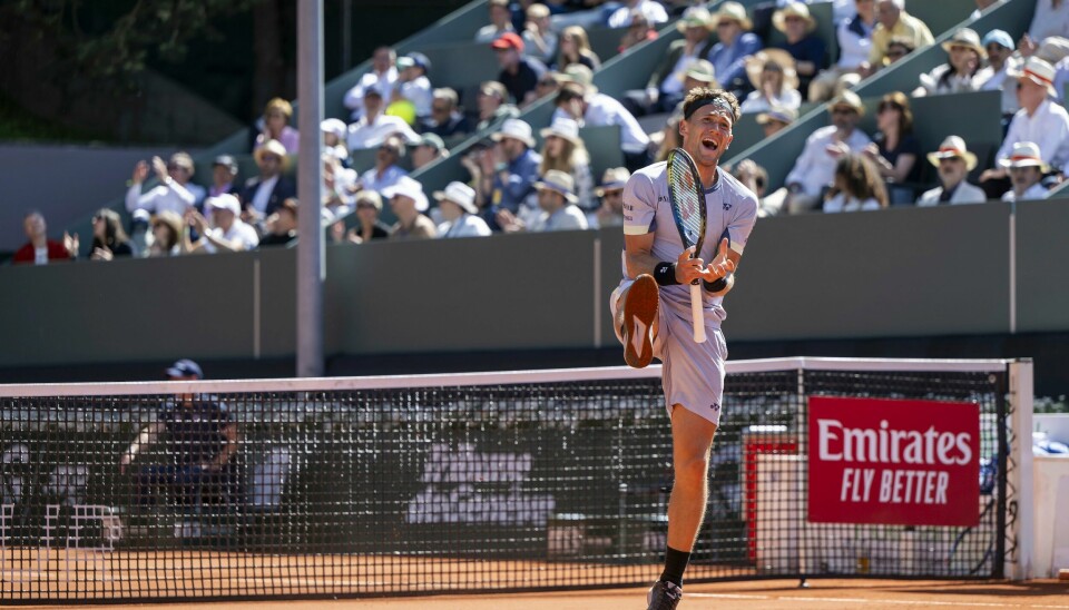 Casper Ruud hadde det åpenbart moro i lørdagens finale. Casper Ruud hadde det åpenbart moro i lørdagens finale.