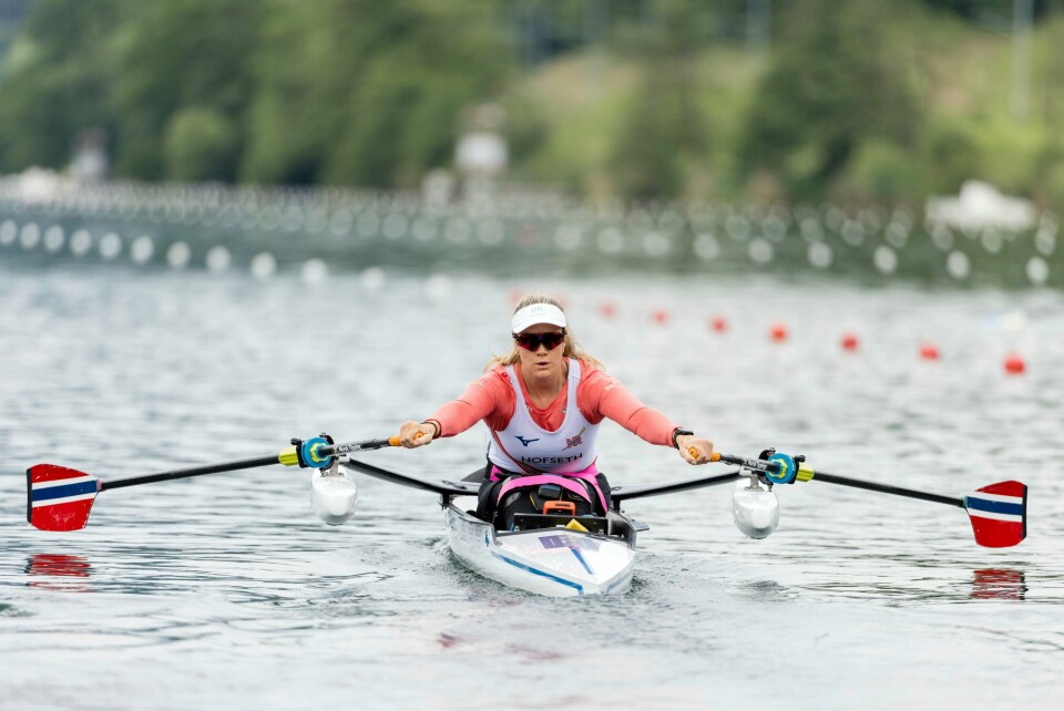 Birgit Skarstein måtte nøye seg med 3.-plass i verdenscupen i Luzern. Birgit Skarstein måtte nøye seg med 3.-plass i verdenscupen i Luzern. Foto: Philipp Schmidli / Keystone via AP / NTB