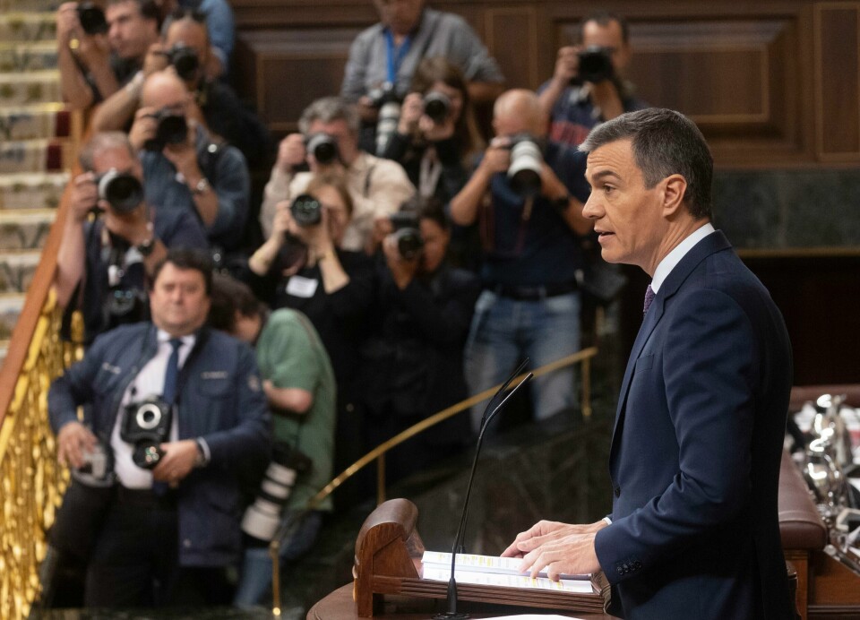 Spanias statsminister Pedro Sánchez utsettes for harde anklager fra Israels utenriksminister Israel Katz. Spanias statsminister Pedro Sánchez vil overføre avanserte raketter og stridsvogner til Ukraina. Detaljene vil bli bekreftet under president Volodymyr Zelenskyjs besøk i Madrid mandag. Foto: Eduardo Parra/Europa Press via AP / NTB