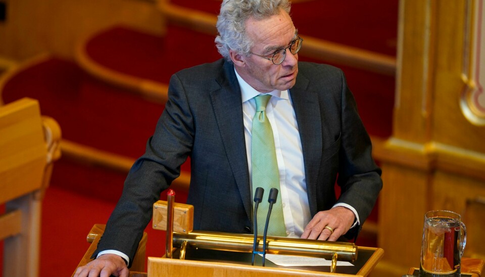 Rasmus Hansson (MDG) ville ha delvis fiskeforbud i Oslofjorden, men fikk ikke med seg de største partiene. Rasmus Hansson (MDG) ville ha delvis fiskeforbud i Oslofjorden, men fikk ikke med seg de største partiene. Foto: Terje Pedersen / NTB