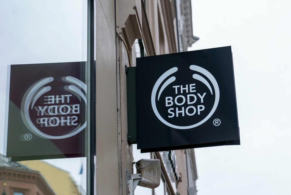 Illustrasjonsfoto. Butikkjeden The Body Shop legger ned virksomheten i Sverige. Her fra en av kjedens butikker i Oslo sentrum. Foto: Ludvig Heiberg Larsen / NTB