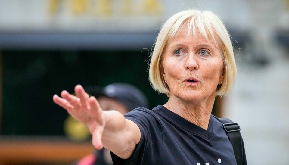 Unio-leder Ragnhild Lied. Unio-leder Ragnhild Lied under streikemarkeringen til Unio og Akademikerne foran Stortinget i Oslo tirsdag. Foto: Beate Oma Dahle / NTB