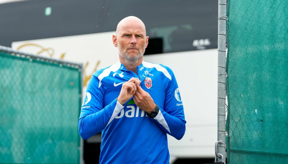 Ståle Solbakken møtte pressen lørdag. Ståle Solbakken møtte pressen lørdag. Foto: Beate Oma Dahle / NTB
