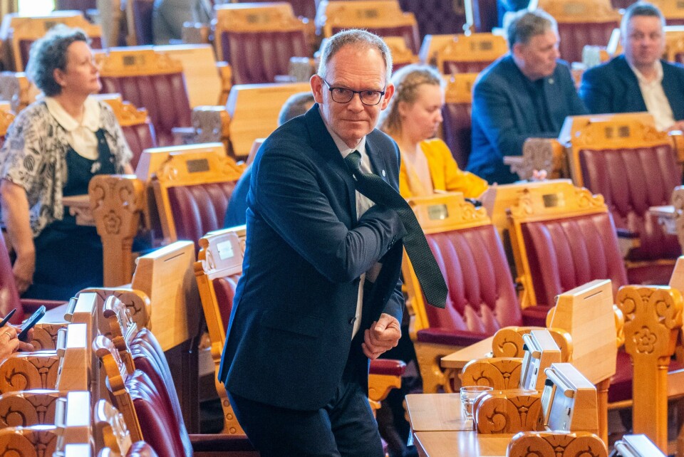 Forsknings- og høyere utdanningsminister Oddmund Hoel (Sp) ønsker å erstatte dagens kjønnspoeng med en kjønnskvote. Forsknings- og høyere utdanningsminister Oddmund Hoel (Sp) ønsker å erstatte dagens kjønnspoeng med en kjønnskvote. Foto: Heiko Junge / NTB