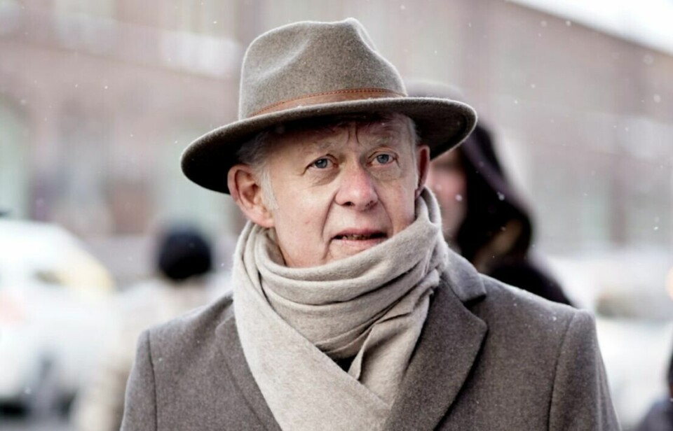 Petter Nome ble 69 år gammel. Gravferdsseremoni for Ole Paus i Kulturkirken JakobOslo 20240104. Petter Nome ankommer gravferdsseremonien for Ole Paus i Kulturkirken Jakob. Foto: Heiko Junge / NTB