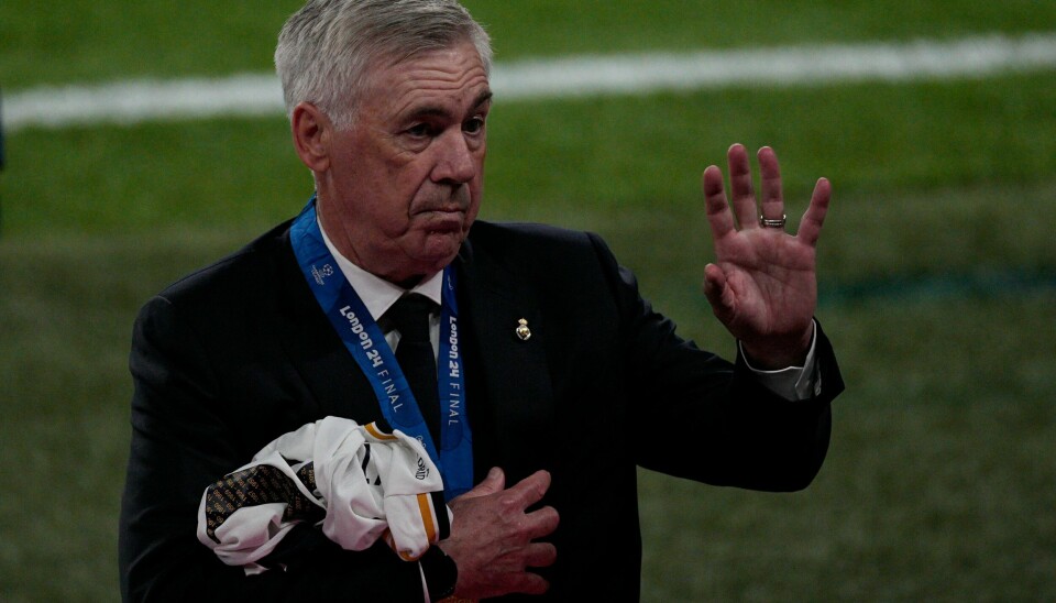 Real Madrid-trener Carlo Ancelotti mener at klubben ikke kommer til å delta i det utvidede klubb-VM. Real Madrid-trener Carlo Ancelotti mener at klubben ikke kommer til å delta i det utvidede klubb-VM. Foto: Dave Shopland / AP / NTB