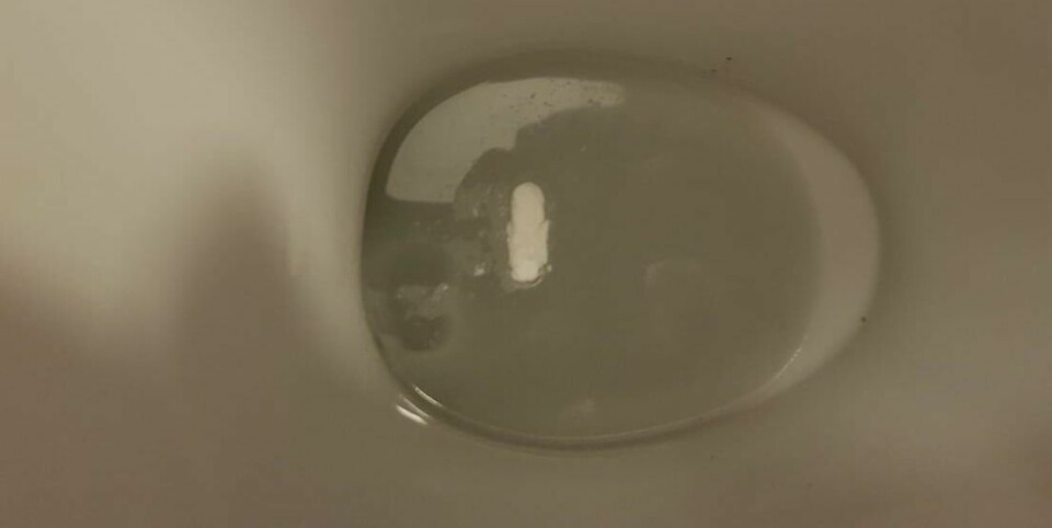 Tabletten som ble funnet i morens do 19. desember. Alle medisiner er journalført som gitt denne dagen. Verken Janne eller Dagsavisen har klart å finne ut hva slags tablett dette er, og om den var ment til Liv. Tabletten som ble funnet i morens do 19. desember. Alle medisiner er journalført som gitt denne dagen.