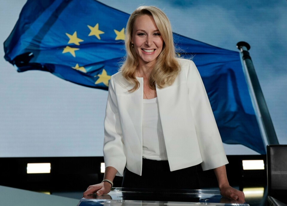 Reconquetes toppkandidat Marion Marechal sier hun er åpen for å diskutere samarbeid med Nasjonal samling. Reconquetes toppkandidat Marion Marechal sier hun er åpen for å diskutere samarbeid med Nasjonal samling. Foto: Stephane de Sakutin / AP / NTB