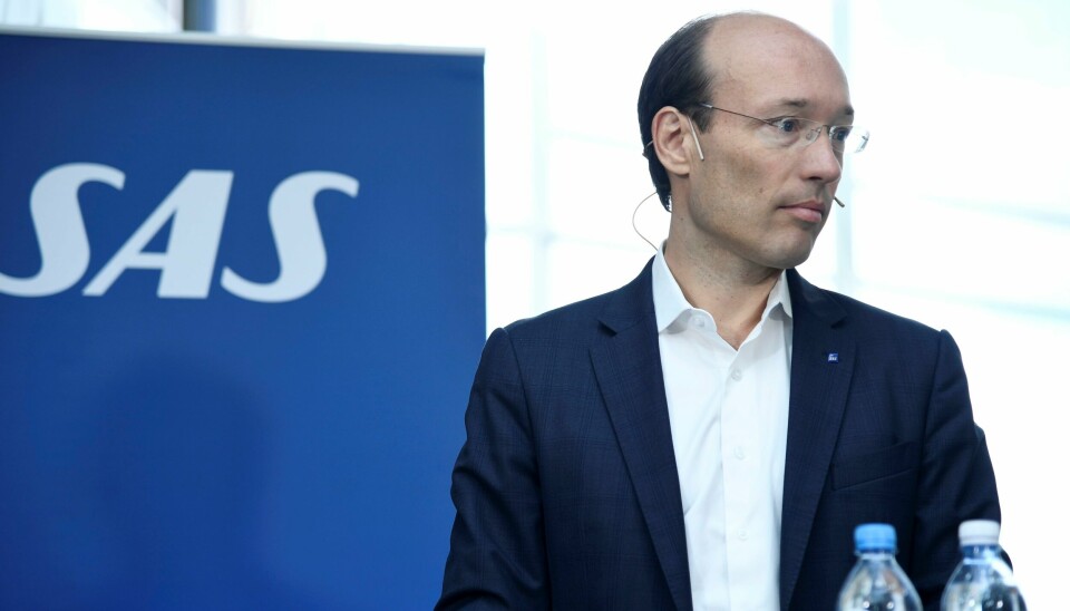 SAS-sjef Anko van der Werff lovte at Norge skulle få tilbakebetalt kriselånet på 1,5 milliarder i kontanter, men i stedet blir det en eierandel i SAS til en mye mindre verdi. Arkivfoto.Foto: Lars Schröder /TT / NTB SAS-sjef Anko Van der Werff håper pilotane kan gå tilbake på jobb mens forhandlingane takast opp igjen. Foto: Lars Schröder / TT News Agency via AP / NTB/NPK
