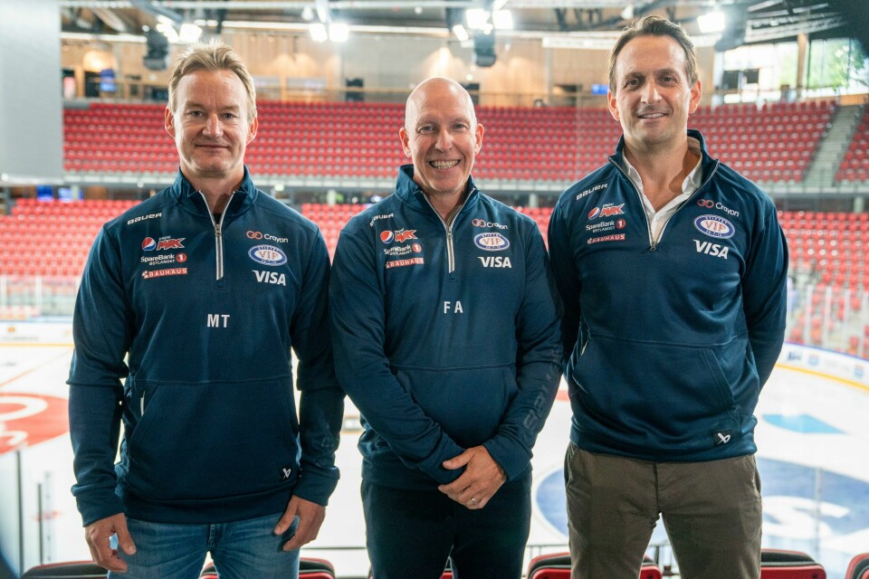 Vålerengas assistenttrener Mats Trygg (t.v.), hovedtrener Fredrik Andersson og sportssjef Anders Myrvold har fått finske Teemu Lepaus i stallen. Vålerengas assistenttrener Mats Trygg (t.v.), hovedtrener Fredrik Andersson og sportssjef Anders Myrvold har fått finske Teemu Lepaus i stallen. Foto: Annika Byrde / NTB