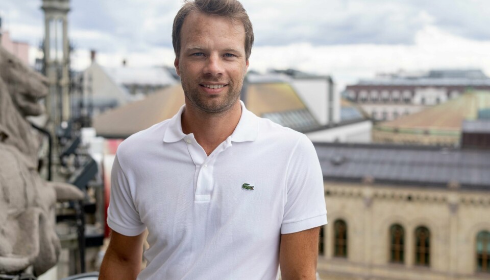 Frps Jon Helgheim vil tilbake på Stortinget. Frps kandidat Jon Helgheim i Frps lokaler i Oslo i 2021. Foto: Fredrik Hagen / NTB
