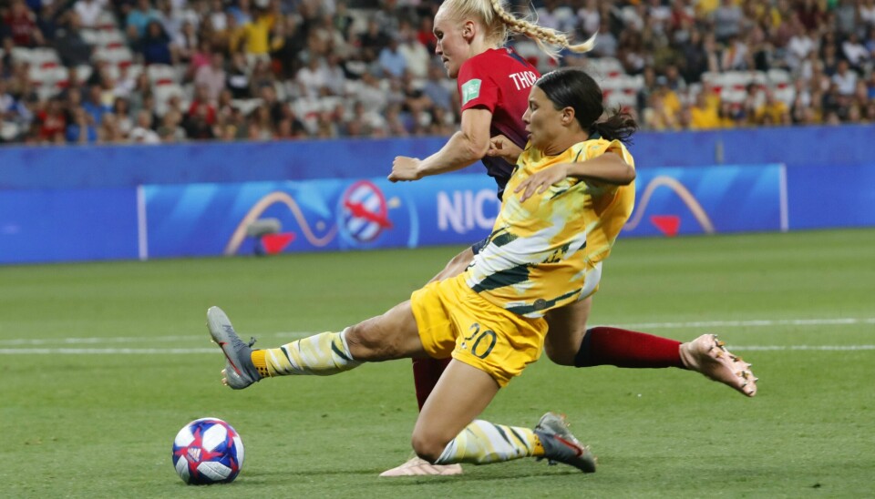Samantha Kerr, her i aksjon for Australia mot Norge, fortsetter i Chelsea. Samantha Kerr, her i aksjon for Australia mot Norge, fortsetter i Chelsea.Foto: Terje Bendiksby / NTB