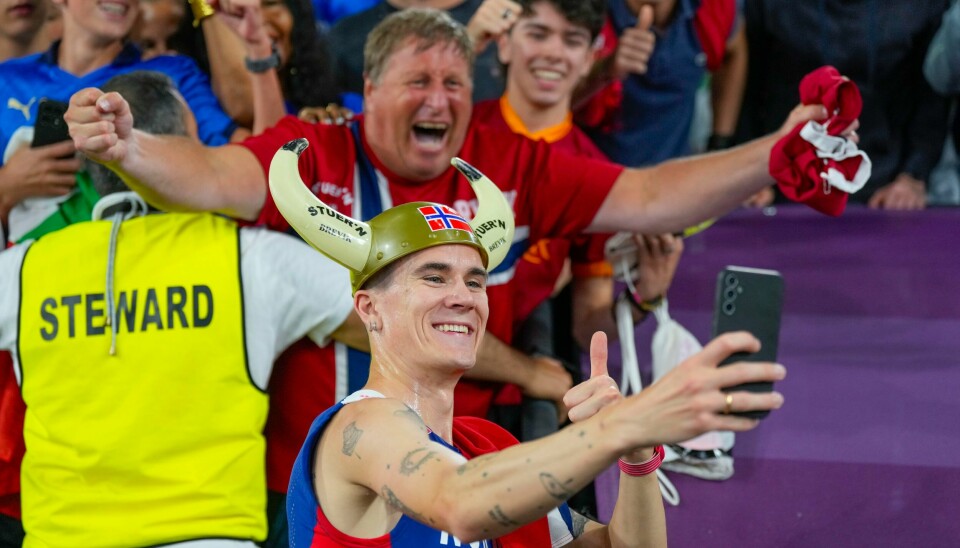 Jakob Ingebrigtsen skapte norsk jubel på Olympiastadion i Roma onsdag kveld. På NRK var det nesten 900.000 som fikk med seg gulløpet. Jakob Ingebrigtsen skapte norsk jubel på Olympiastadion i Roma onsdag kveld. På NRK var det nesten 900.000 som fikk med seg gulløpet. Foto: Heiko Junge / NTB