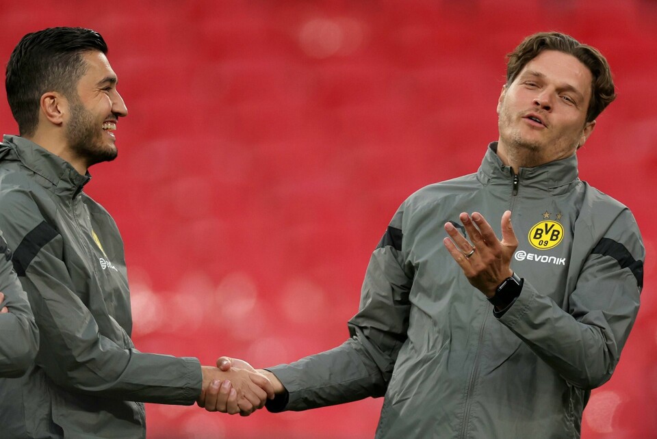 Nuri Sahin tar over etter Edin Terzic. Nuri Sahin tar over etter Edin Terzic. Foto: Ian Walton / AP Photo / NTB.