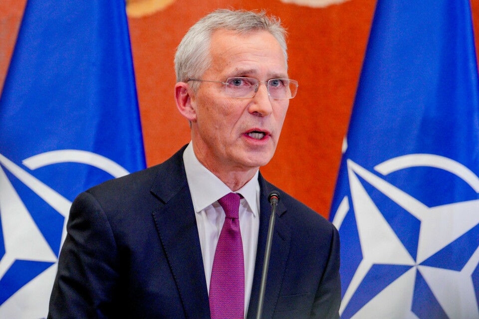Jens Stoltenberg sendte en tydelig beskjed til Russland og Kina da han på en pressekonferanse før alliansens forsvarsministermøte sa at Natos atomvåpen er klare. Arkivfoto: Javad Parsa / NTB Jens Stoltenberg mener Nato ikke bør spille en direkte rolle i konflikten mellom Israel og Palestina. Foto: Javad Parsa / NTB