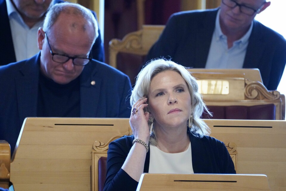 Sylvi Listhaug (Frp) sier det er meningsløst å elektrifisere plattformer med kraft fra land. Foto: Ole Berg-Rusten / NTB Sylvi Listhaug (Frp) sier det er meningsløst å elektrifisere plattformer med kraft fra land. Foto: Ole Berg-Rusten / NTB
