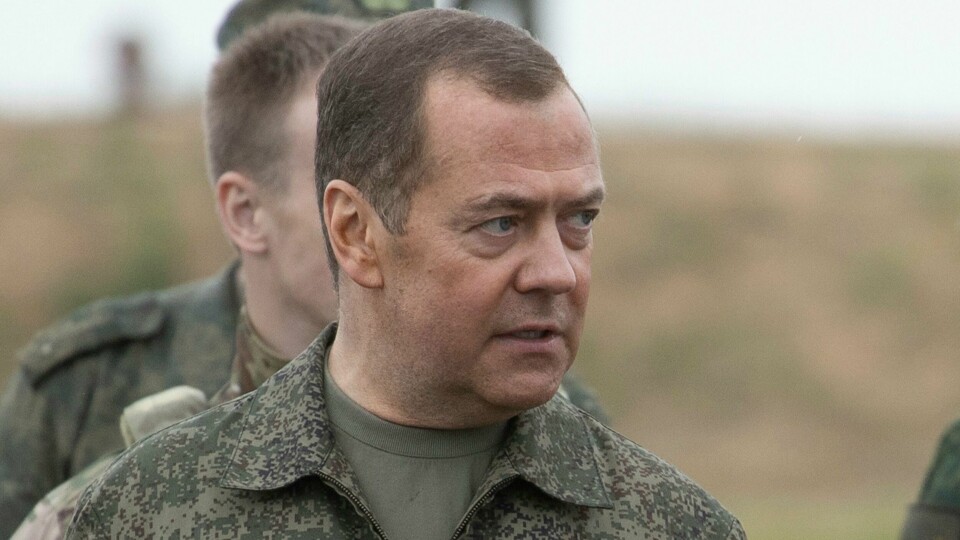 Ekspresident Dmitrij Medvedev er nå nestleder i Russlands sikkerhetsråd.