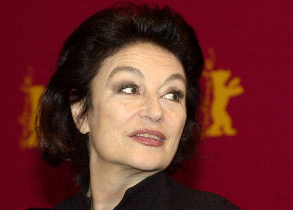 Den franske skuespilleren Anouk Aimée er død, 92 år gammel. Hun var en av fransk og italiensk films store stjerner på 1960-tallet. Bildet er tatt under filmfestivalen i Berlin i 2003. Foto: AP / NTB Den franske skuespilleren Anouk Aimée er død, 92 år gammel. Hun var en av fransk og italiensk films store stjerner på 1960-tallet. Bildet er tatt under filmfestivalen i Berlin i 2003. Foto: AP / NTB