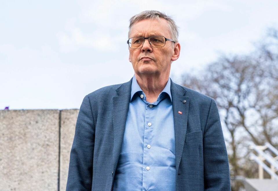 Odd-Haldgeir Larsen, nestleder i Fagforbundet. Odd-Haldgeir Larsen, nestleder i Fagforbundet.