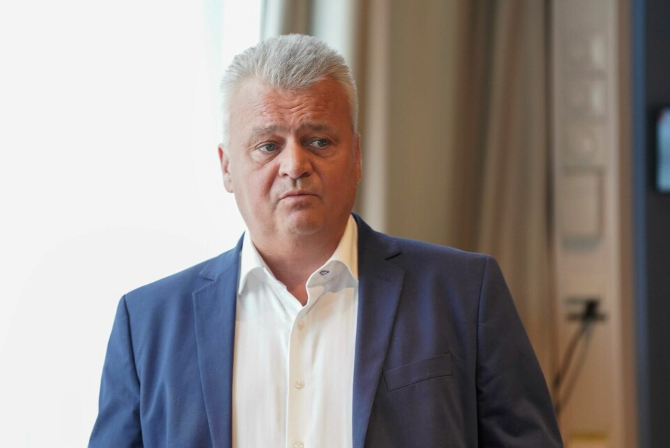 Jørn Eggum, leder i Fellesforbundet. Jørn Eggum, leder i Fellesforbundet.