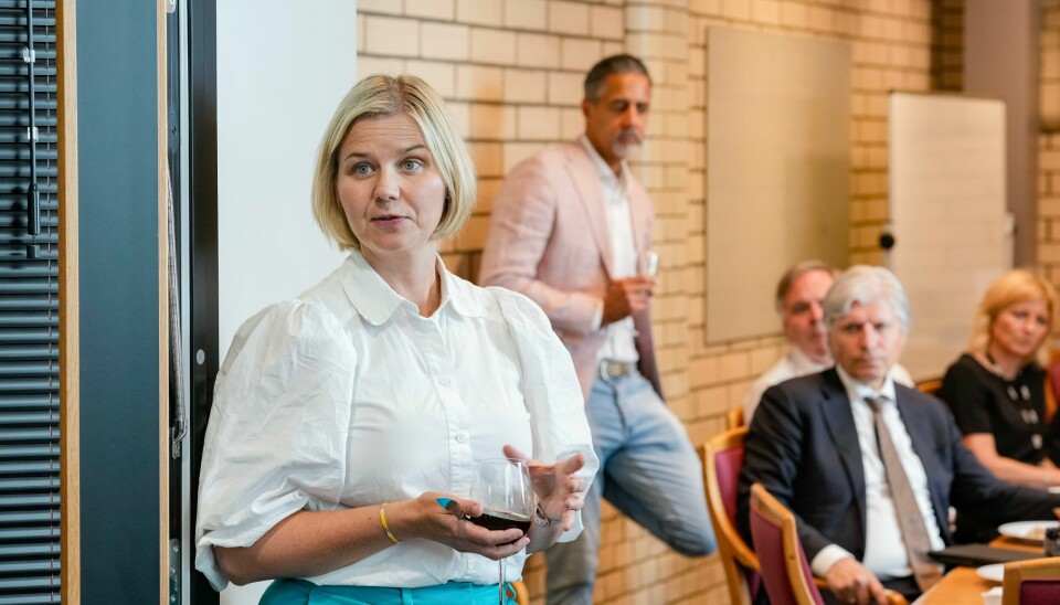 Venstre-leder Guri Melby, stortingsrepresentant Ola Elvestuen og andre nestleder Abid Raja inviterte til tapas og uformell prat om valgkampen 2025 på Stortinget onsdag. Venstre-leder Guri Melby, stortingsrepresentant Ola Elvestuen og andre nestleder Abid Raja inviterte til tapas og uformell prat om valgkampen 2025 på Stortinget onsdag.Foto: Cornelius Poppe / NTB