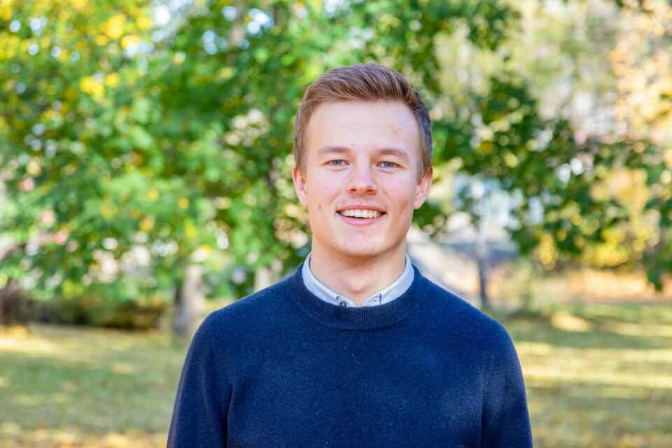Hadle Rasmus Bjuland er KrFU-leder. Hadle Rasmus Bjuland