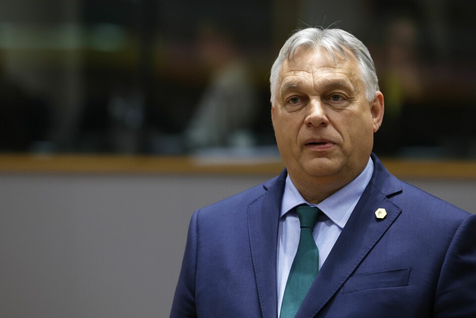 Ungarns statsminister Viktor Orban. Viktor Orban har åpent uttrykt skepsis mot Rutte som ny sjef i Nato. Foto: Geert Vanden Wijngaert / AP / NTB