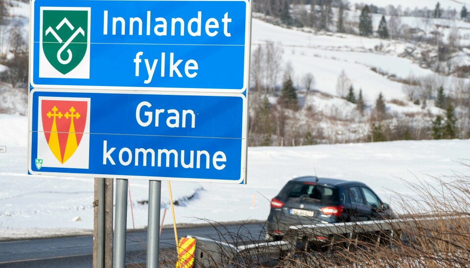 Gran kommune i Innlandet. Illustrasjonsfoto. Når storfylket Viken blir historie frå nyttår, vil Gran kommune etter kvart bli ein del av Akershus fylke. Foto: Terje Pedersen / NTB / NPK