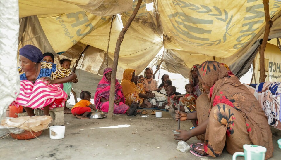 Krigen i Sudan har drevet over 9 millioner mennesker på flukt. 6,8 millioner mennesker lever som internt fordrevne i Sudan, 16.000 har søkt tilflukt i leiren Khor Ajwal. Foto: Ahmed Omer / Flyktninghjelpen / NTBHandout. Bildet inngår i NTBs tilbud til abonnenter på nyhetsfoto. Bildet skal kun benyttes i forbindelse med angitt sak.