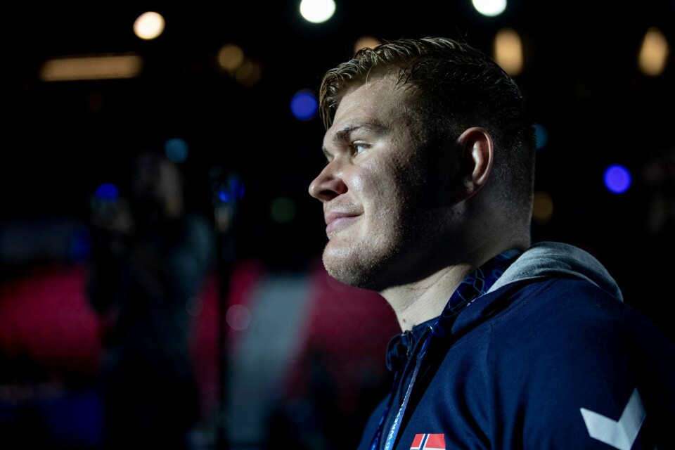 Oskar Marvik. Oskar Marvik tapte bronsefinalen i EM i Romania tirsdag.Foto: Javad Parsa / NTB