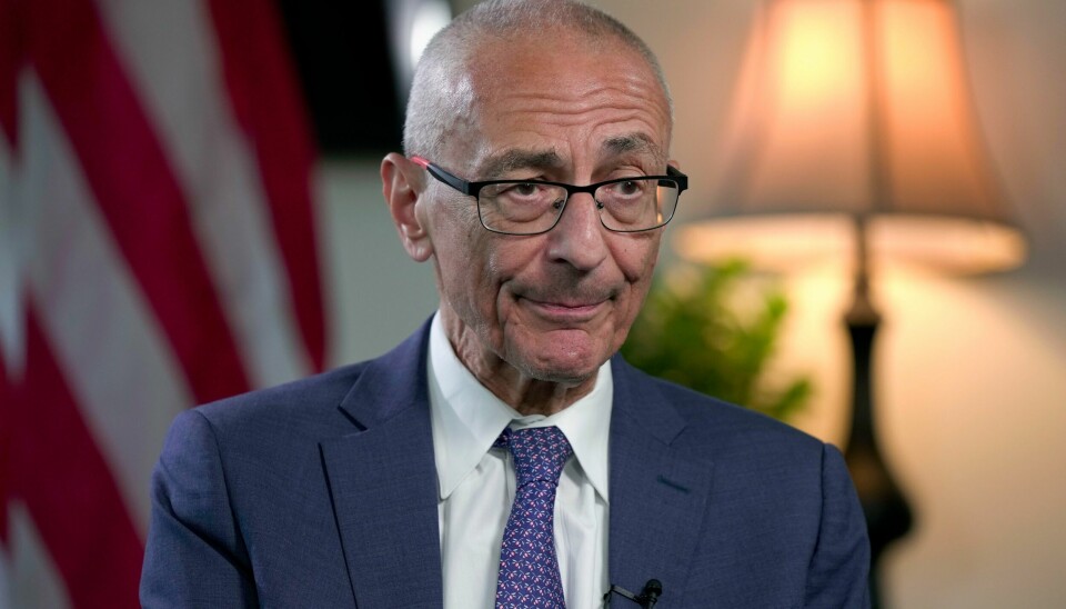 USAs klimautsending John Podesta er blant dem som er i Oslo denne uken. Bildet er tatt ved en tidligere anledning. USAs klimautsending John Podesta er blant dem som er i Oslo denne uken. Bildet er tatt ved en tidligere anledning. Foto: Serkan Gurbuz / AP Photo / NTB