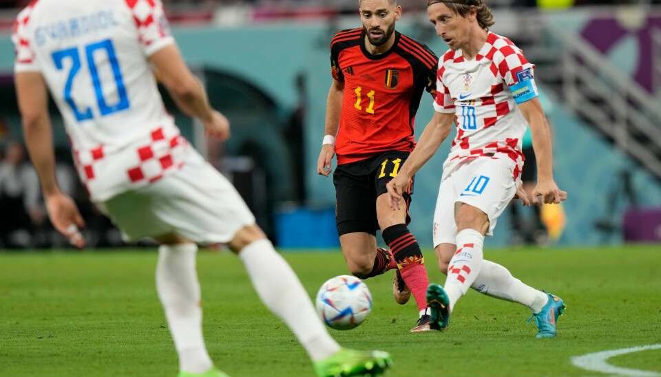 Kroatia med legenden Luka Modric (t.h.) kan forsvinne ut av EM mandag kveld. Kroatia med legenden Luka Modric (t.h.) kan forsvinne ut av EM mandag kveld.