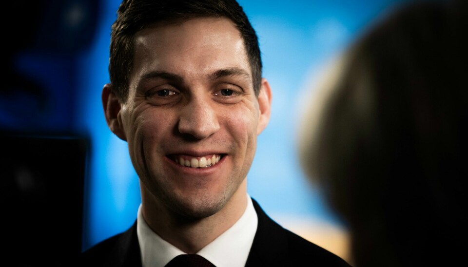 Klima- og miljøministeren møtte Bidens klimautsending Klima- og miljøminister Andreas Bjelland Eriksen var til stades på Enova-arrangementet for den maritime industrien. Biletet er teke ved eit tidlegare høve. Foto: Ole Berg-Rusten / NTB / NPK