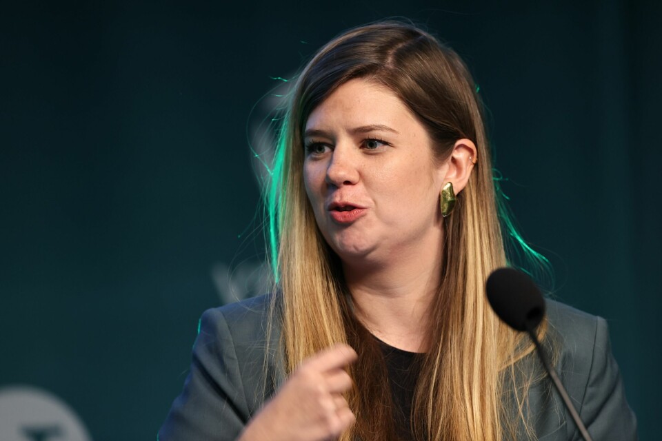 USA-ekspert Sofie Høgestøl mener debatten vil få konsekvenser for valgkampen videre. – Mer omfattende enn ventet, sier jurist, Venstre-politiker og USA-kjenner Sofie Høgestøl om den siste tiltalen mot Donald Trump. Bildet ble tatt på Venstres landsmøte på Gardermoen i 2020. Foto: Pool / Geir Olsen / NTB